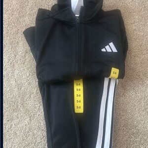 Adidas Black and White Athletic Set